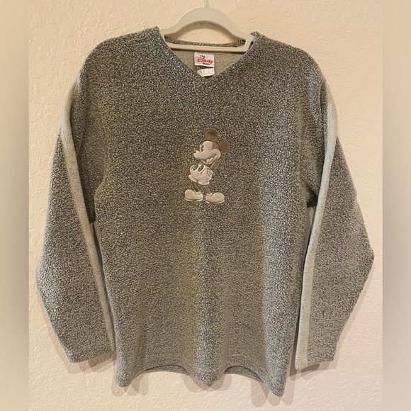 Disney Mickey Mouse V-Neck Sweater Size S - Picture 1 of 7